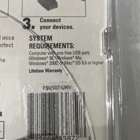 Belkin Pocket Hub USB Connector Up to 4 Devices Portable Builtin Cable Year 2001 - Picture 13 of 13